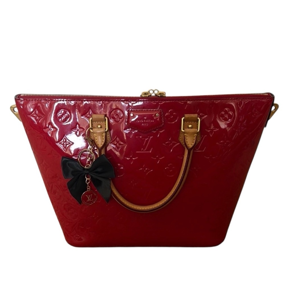 Louis Vuitton Red Patent Leather Montebello 2-way bag